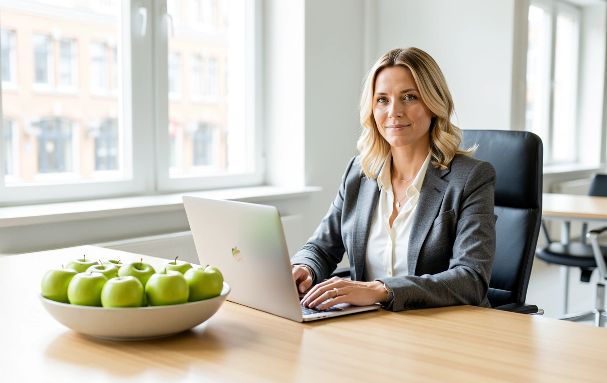 Ernährungsberaterin in Hamburg am Arbeitsplatz